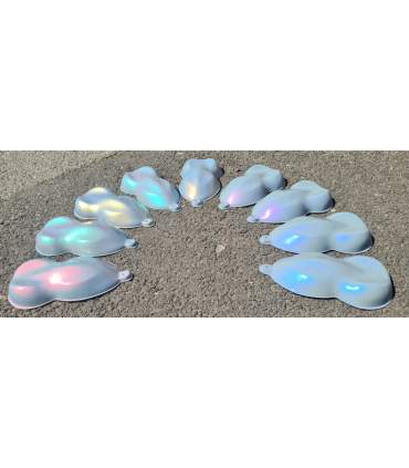 GHOST Interferent Airbrush-Farben - 9 lösemittelbasierte Farben SPARKLE-Reihe