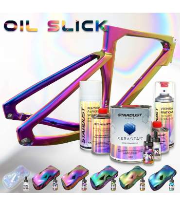 Kompletter Satz Fahrradlackierung Oil Slick-Effekt