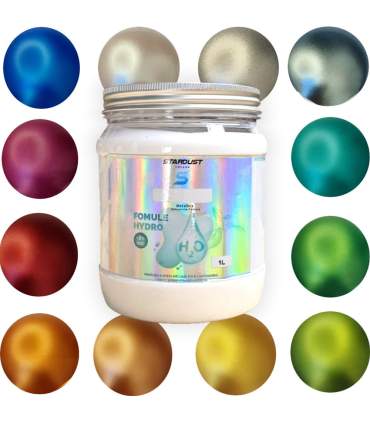 Acryl-Metallic-Farben – Hydro-Formel für Autos, 40 Farben