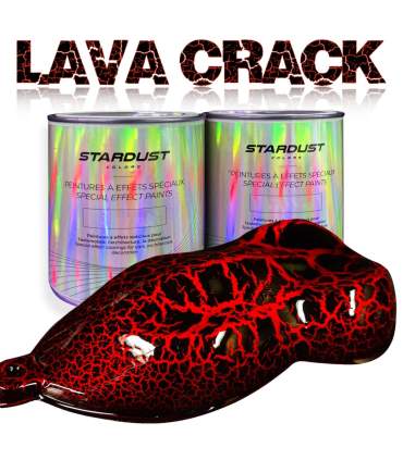 Risseffekt Lack LAVA CRACKS