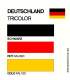 Deutschland Flagge Malerei schwarz rot gelb