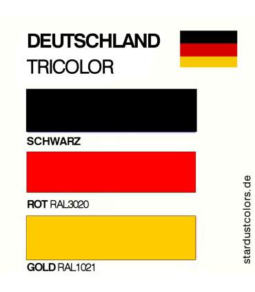 Deutschland Flagge Malerei schwarz rot gelb