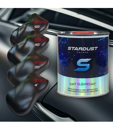 Halbmatte Lackierung Stardust für Autos Ultra-resistent – Glanz 40°
