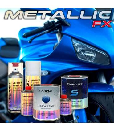 MOTORRAD Paket - Metallisierte Lacke + GOLD VERGOLDET - GEBRÄUNT - KUPFER - ALUMINIUM