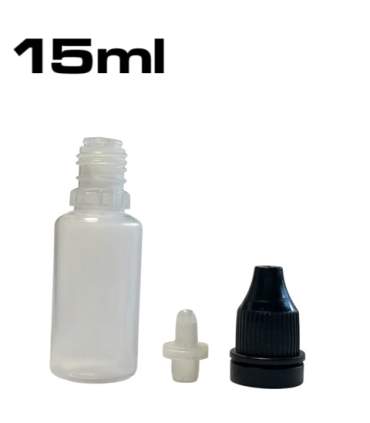 Mini-Plastikflasche 10 ml, 15 ml oder 60 ml