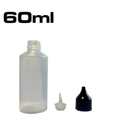 Mini-Plastikflasche 10 ml, 15 ml oder 60 ml