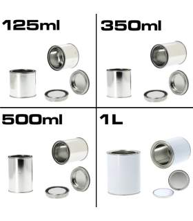Metallfarbtöpfe von 125ml bis 5L