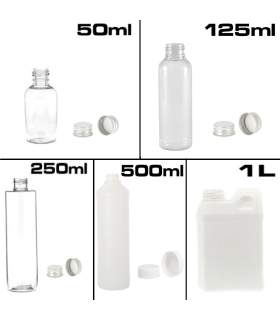 Kunststoffdosen und -flaschen von 50 ml bis 2 Liter