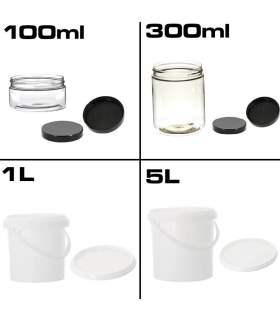 Kunststoffdosen mit Deckel von 100 ml bis 5 l
