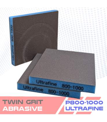Doppelseitiger Schleifschwamm für Karosserielacke – TWIN GRIT P120 bis P1500