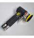 Kleine pneumatische und orbitale  Schleifmaschine von 50 mm mit Mini-Schleifscheiben.