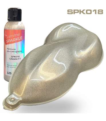 Metall Lack Airbrush 9 Farben 125ml - ultrafeine Lösung