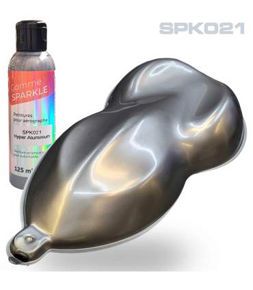 Metall Lack Airbrush 9 Farben 125ml - ultrafeine Lösung