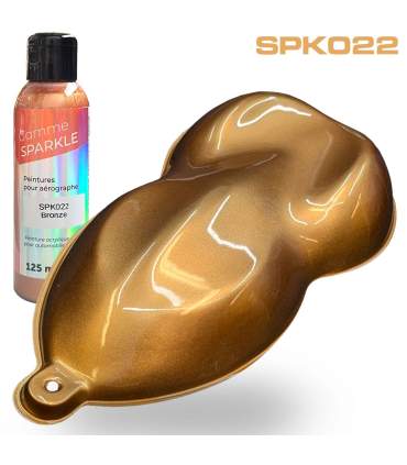 Metall Lack Airbrush 9 Farben 125ml - ultrafeine Lösung