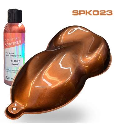 Metall Lack Airbrush 9 Farben 125ml - ultrafeine Lösung