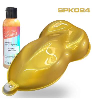 Metall Lack Airbrush 9 Farben 125ml - ultrafeine Lösung