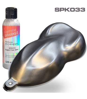 Metall Lack Airbrush 9 Farben 125ml - ultrafeine Lösung