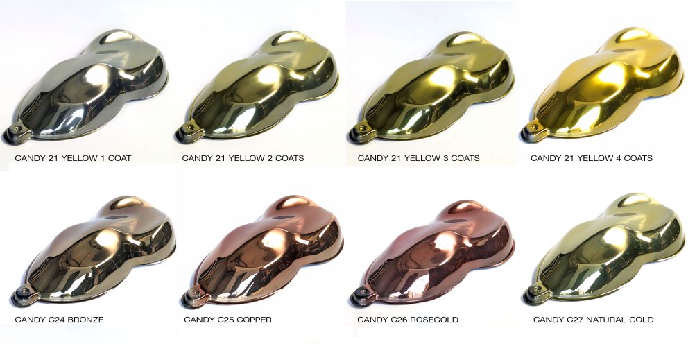 Mit NeoChrome-Farbe und Goldpigmenten spiegelnde Goldtöne erzielen