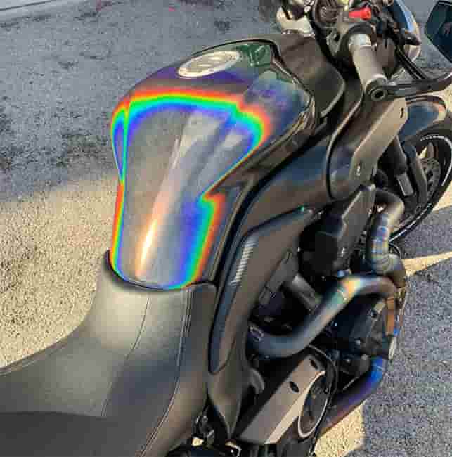 Motorradlack mit Spezialeffekten