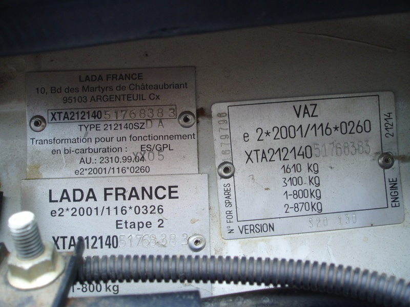 Farcode auto LADA - Autolack LADA